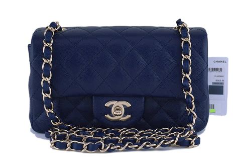 chanel bags navy blue|chanel blue flap bag.